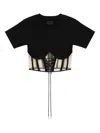 Rta Angelina T-shirt In Black