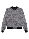 Rta Atticus Printed Bomber Jacket In Gray
