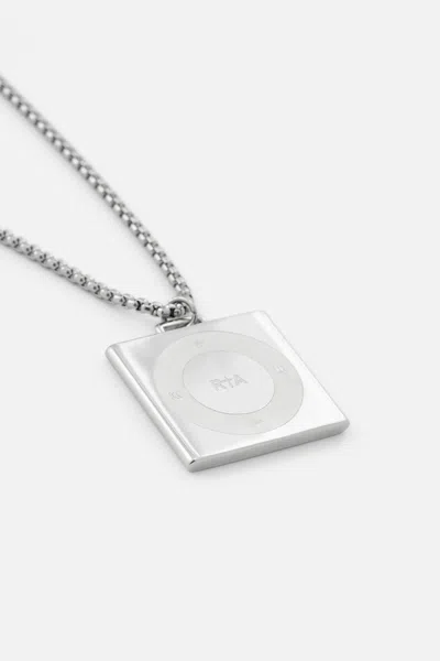 Rta Axen Mini Airpods Necklace In Silver