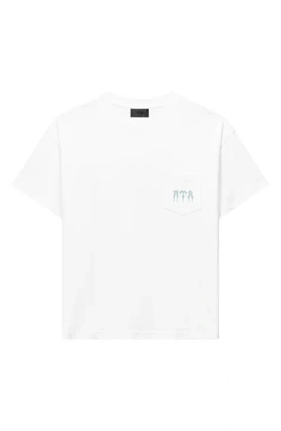 Rta Bastien Graphic Pocket T-shirt In White