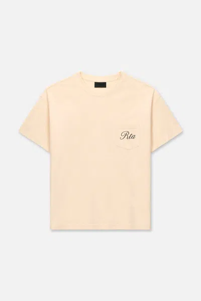 Rta Bastien Pocket Tee In Neutral