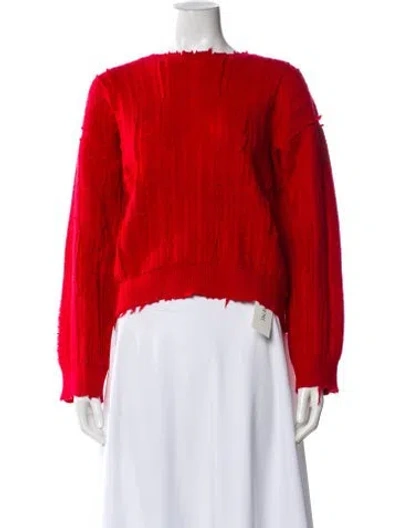 Pre-owned Rta Bateau Neckline Sweater In Blue