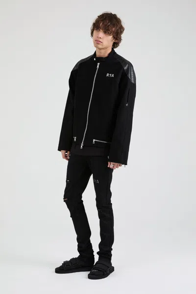 Rta Baxter Denim Jacket In Black