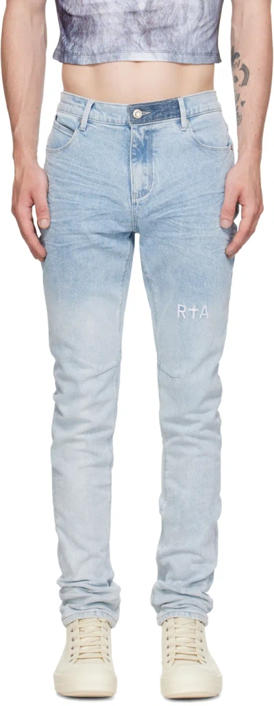 Rta Blue Bryant Jeans In Light Wash Small