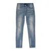 Rta Blue Light Wash Distressed Skinny Jeans In Blue