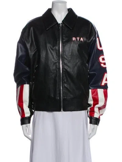 Pre-owned Rta Bomber Jacket W/ Tags In Multi