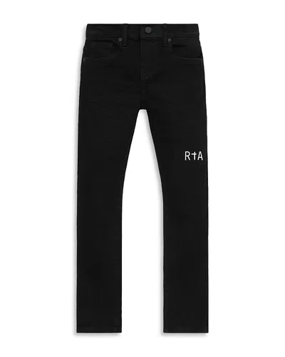 Rta Boys' Anderson Skinny Jeans - Big Kid In Black