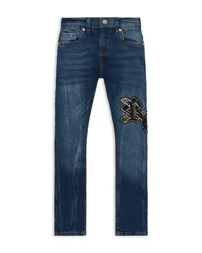 Rta Boys' Anderson Skinny Jeans - Big Kid In Blue