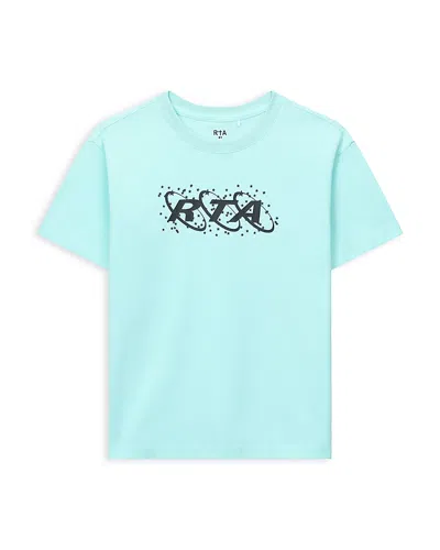 Rta Kids' Lawson Cotton Graphic T-shirt In Blue