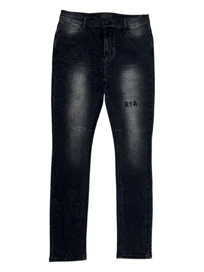 Rta Bryant Crystal Jeans In Black