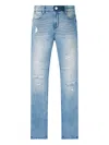 Rta Bryant Distressed Bootcut Jeans In Blue