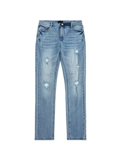 Rta Bryant Distressed-finish Skinny Jeans In Blue