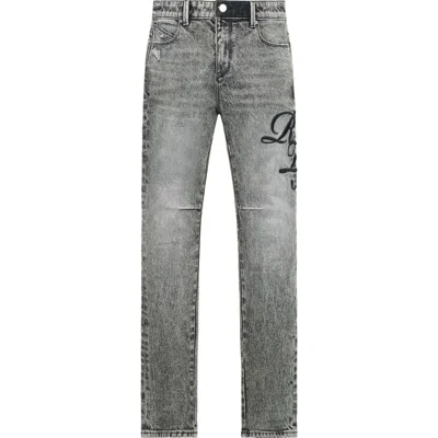 Rta Bryant Embroidered Skinny Jeans In Black