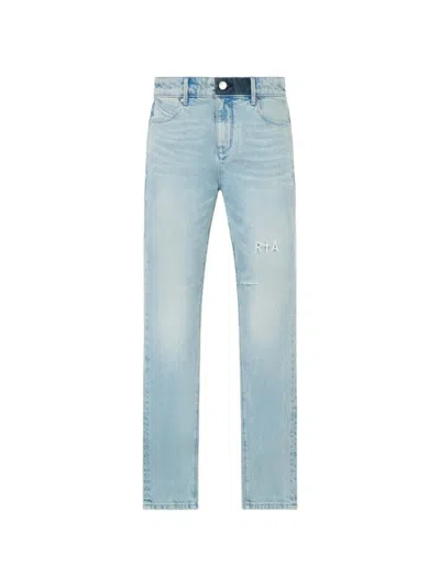 Rta Bryant Logo Skinny Jeans In Blue