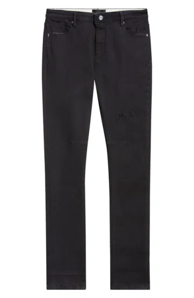 Rta Bryant Mid Rise Skinny Jeans In Black