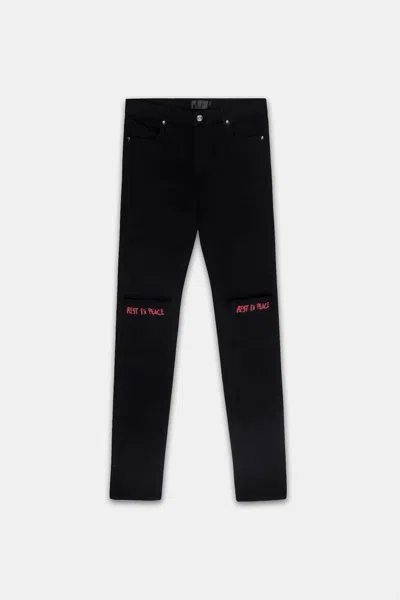 Rta Bryant Ripped Skinny Jean In Black