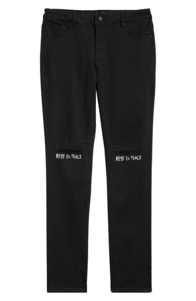 Rta Bryant Ripped Skinny Jeans In Black