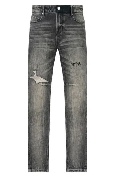 Rta Bryant Ripped Skinny Jeans In Gray