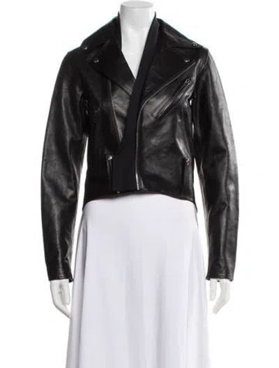 Pre-owned Rta Calfskin Biker Jacket W/ Tags In Black