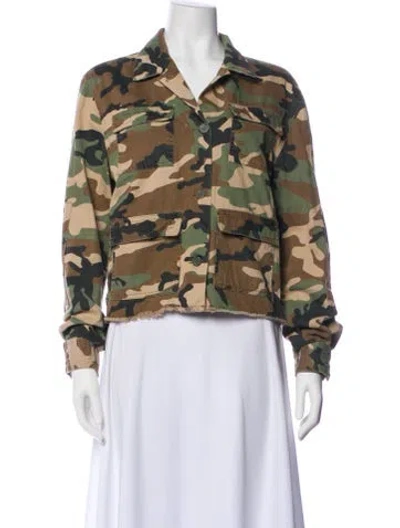 Pre-owned Rta Camouflage Print Utility Jacket In Multi