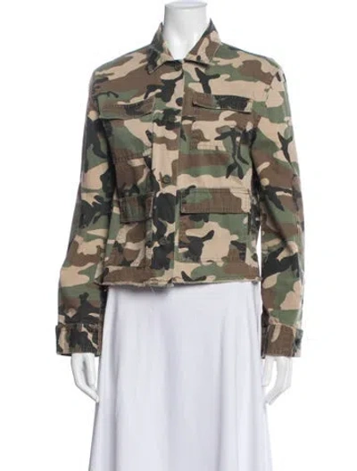 Pre-owned Rta Camouflage Print Utility Jacket In Multi