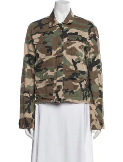 Pre-owned Rta Camouflage Print Utility Jacket In Multi