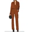 Rta Cargo Jumpsuit In Cognac In Multi