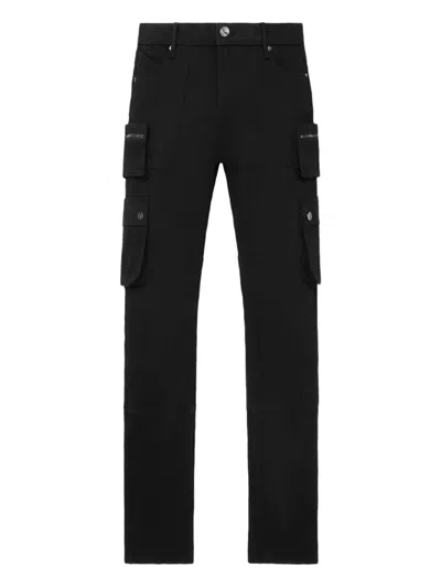 Rta Cargo-pocket Jeans In Black