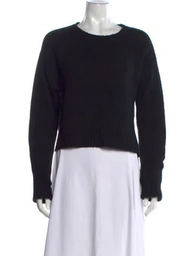 Pre-owned Rta Cashmere Crew Neck Sweater In Black
