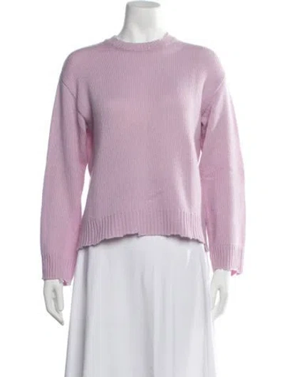 Pre-owned Rta Cashmere Crew Neck Sweater In Purple