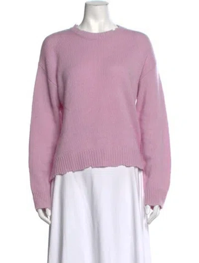 Pre-owned Rta Cashmere Crew Neck Sweater In Purple