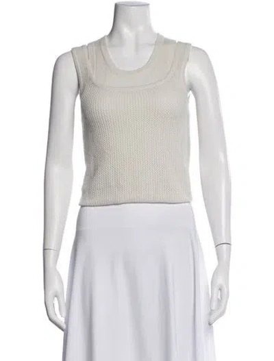 Pre-owned Rta Cashmere Crew Neck Top W/ Tags In Neutrals