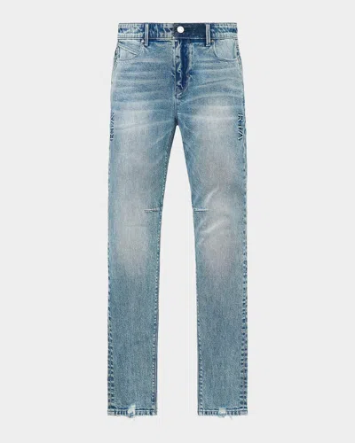 Rta Clayton Light-wash Skinny-fit Jeans In Blue