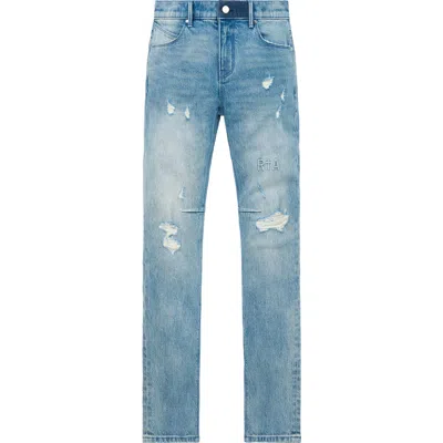 Rta Clayton Ripped Skinny Jeans In Blue
