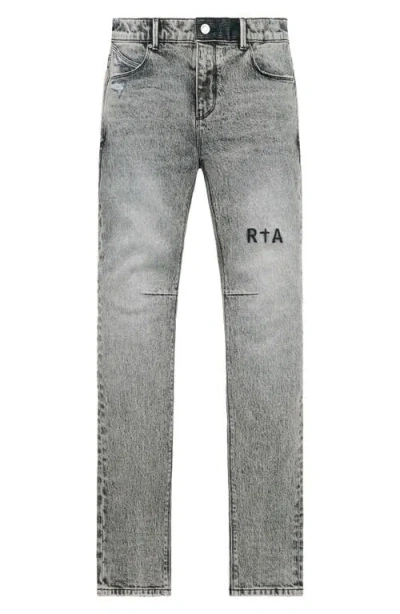 Rta Clayton Skinny Jeans In Gray
