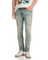 Rta Clayton Skinny Jeans In Ocean Shade In Green