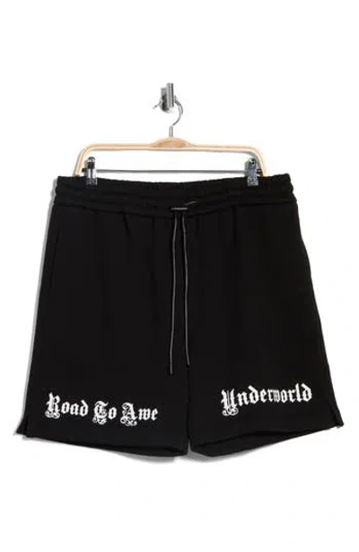 Rta Clyde Pull-on Cotton Shorts In Black