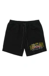 Rta Clyde Pull-on Shorts In Black