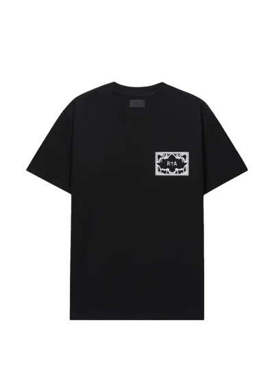 Rta Colin Logo-detail T-shirt In Black