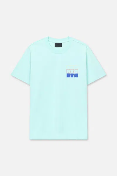 Rta Colin Oversized Short Sleeve Tee In Blue