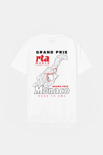 Rta Colin Oversized Short Sleeve Tee In White