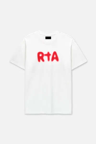 Rta Colin Oversized Tee In White