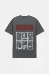 Rta Colin Oversized Tee In Gray