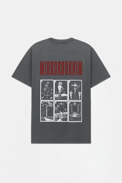 Rta Colin Oversized Tee In Gray