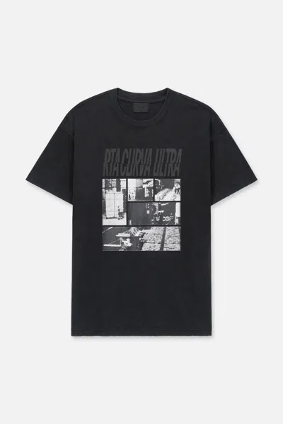 Rta Colin Oversized Tee In Black