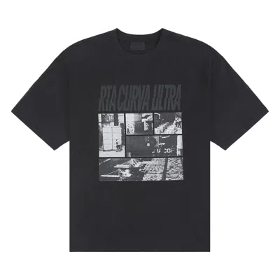 Pre-owned Rta Colin Oversized Tee 'vintage Black Photo Montage' | Men's Size S