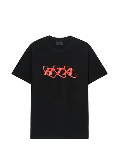 Rta Colin Oversized Short Sleeve Tee In Black