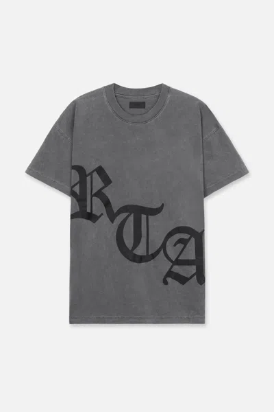 Rta Colin Short Sleeve Tee In Gray
