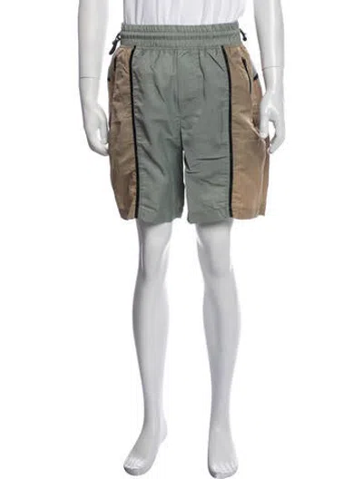 Pre-owned Rta Colorblock Pattern Shorts In Blue