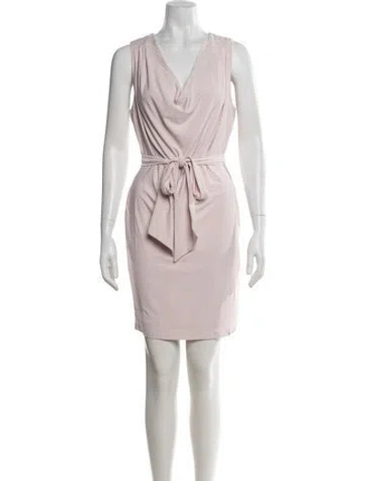 Pre-owned Rta Cowl Neck Mini Dress W/ Tags In Pink